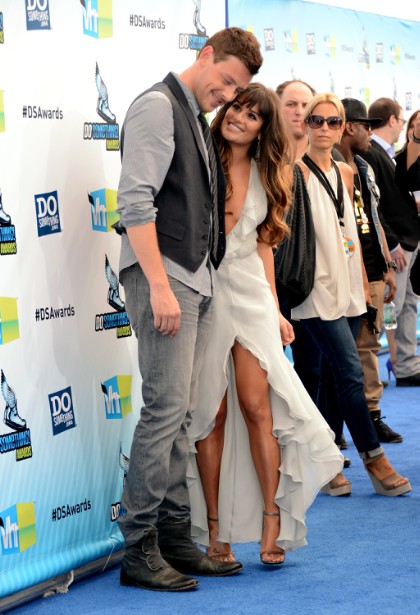 Lea Michele and Cory Monteith