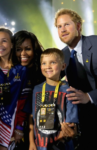 Prince Harry, Michele Obama at the Opening of the Invictus Games