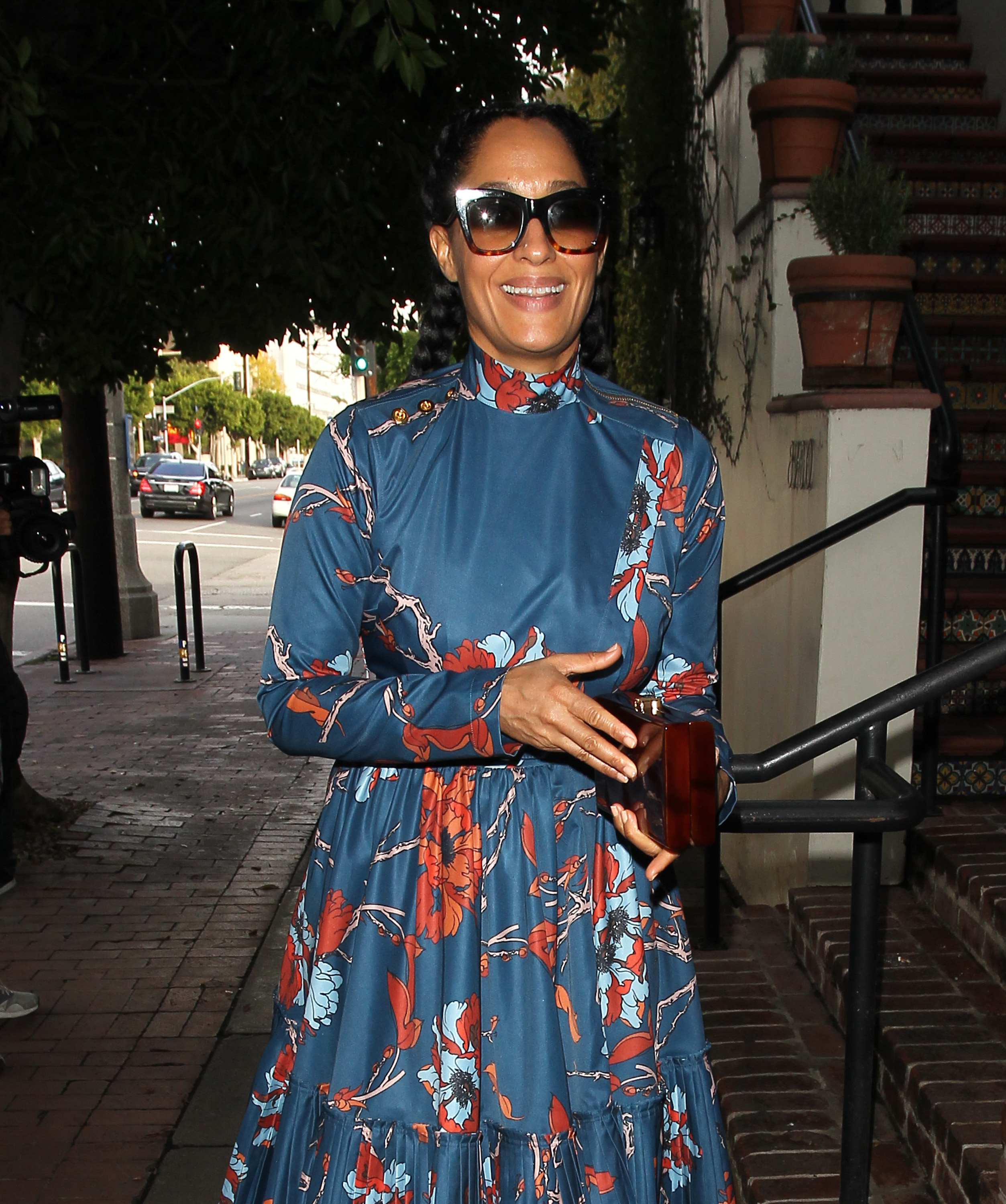 tracee ellis ross blue dress Tracee Ellis Ross triumphant at 2017 MET Gala
