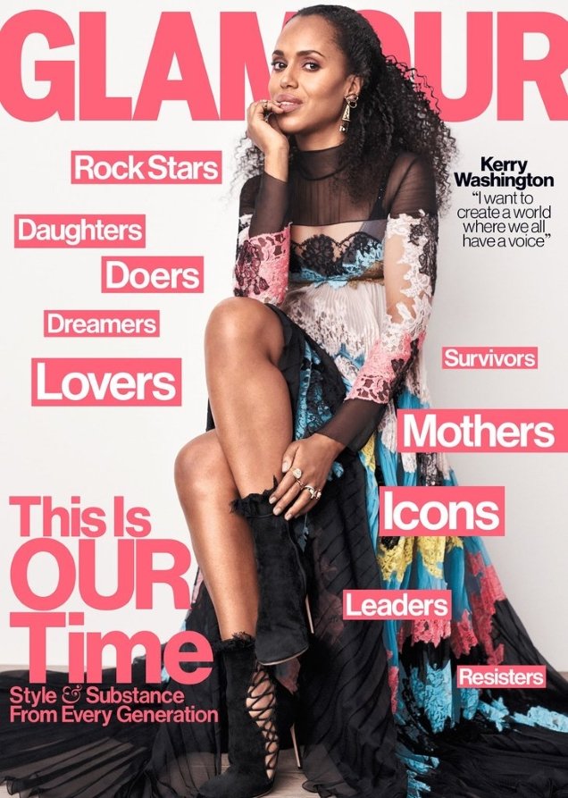 This Glamour Cover Of Kerry Washington Is Underwhelming Go Fug Yourself