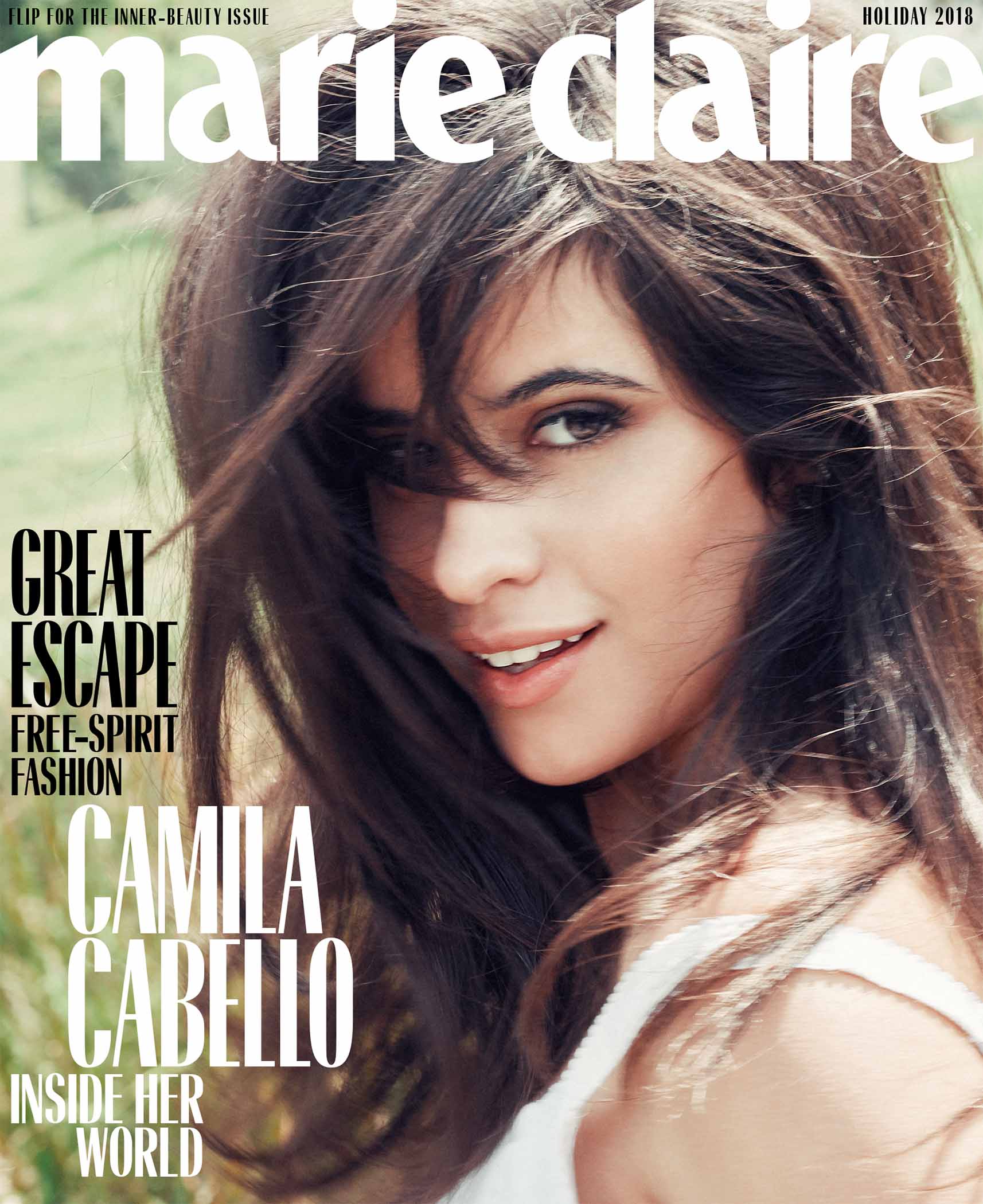 camila cabello lands the "holiday issue" of marie