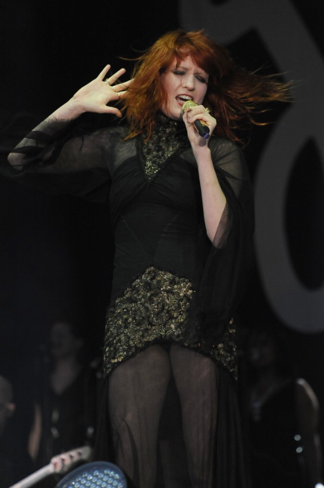 Florence and the Machine performs live at V festival in Chelmsford, UK