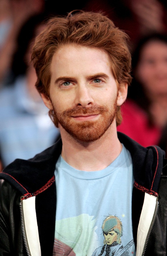 Actor Seth Green appears onstage during MTV's Total Request Live