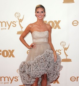 Emmys Fug Carpet: Heidi Klum