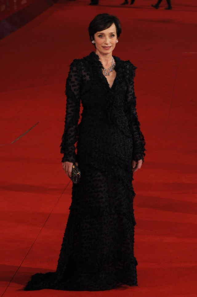 Kristin Scott Thomas at the premiere of 'La Femme du Cinquieme' at Rome Film Festival, Italy