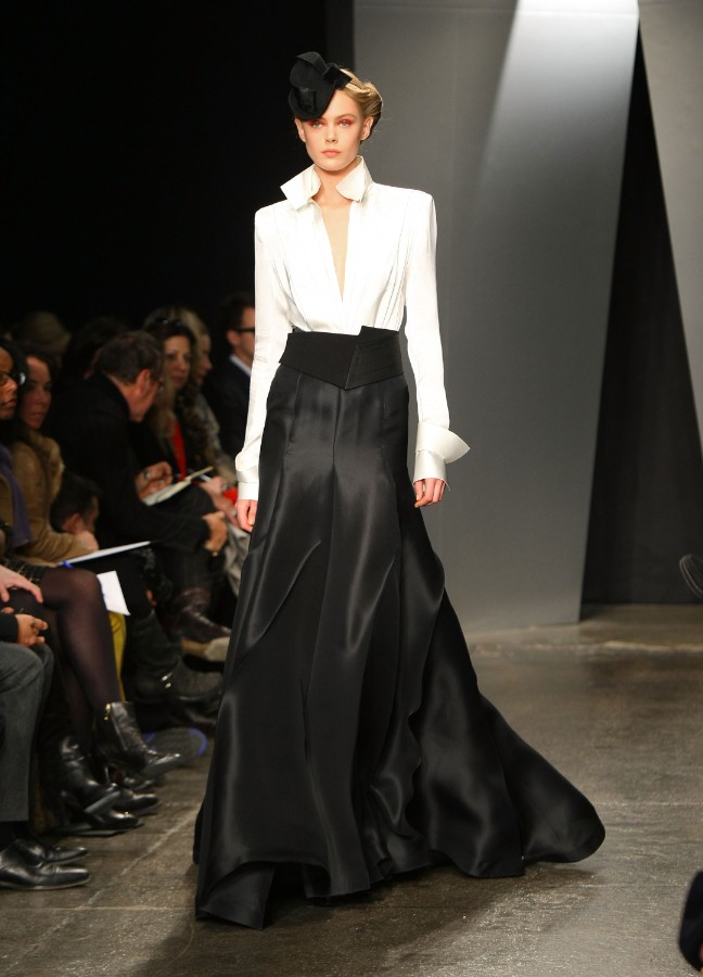 Donna Karan Ready To Wear Fashion Show, Collection Fall Winter 2012  presented during New York Fashion Week, runway look#017 – NOWFASHION