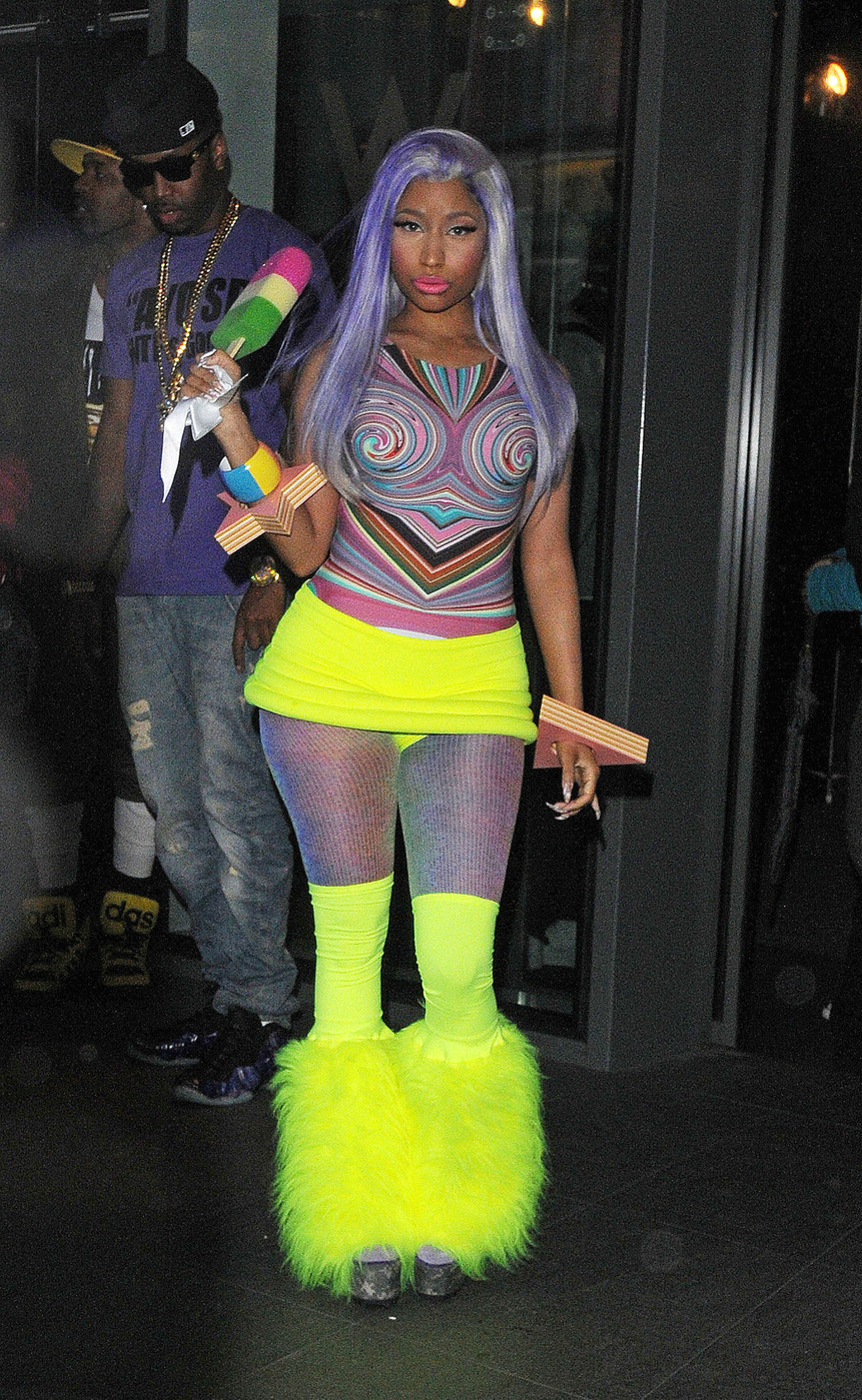 Curvy Nicki Minaj spotted out and about in London promoting her new album Pink Friday: Roman Reloaded