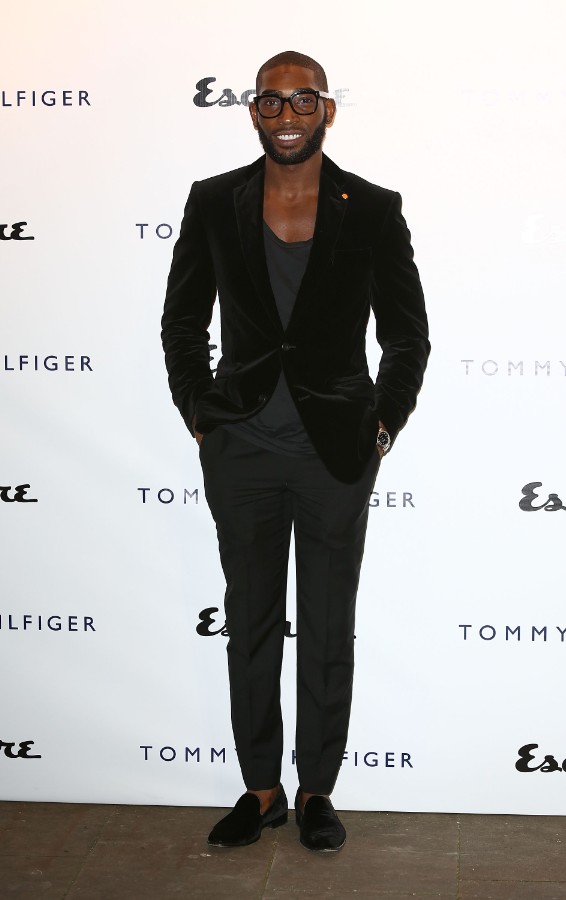 tommy hilfiger black velvet blazer