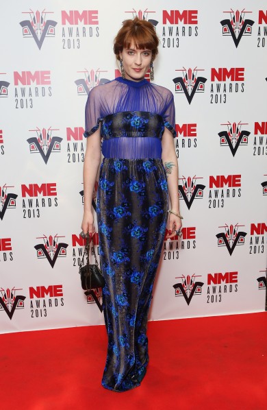NME Awards Fug Carpet: Florence Welch
