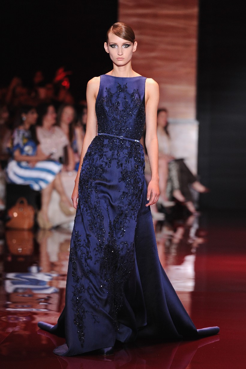 elie saab navy blue dress Buy HOP Baby Girls Blue Embroidered Fit-and-Flare Denim Dress from Westside