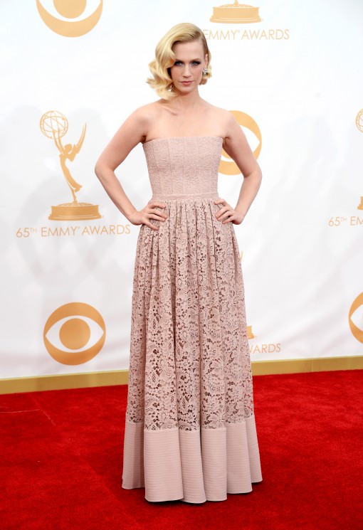 Emmy Awards Fug Carpet: January Jones