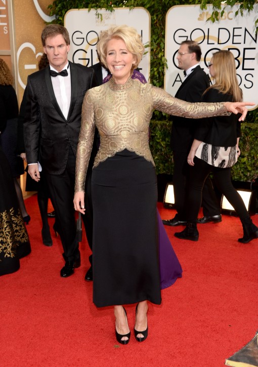Golden Globes Fug or Fab Yet Fabulous Carpet: Emma Thompson