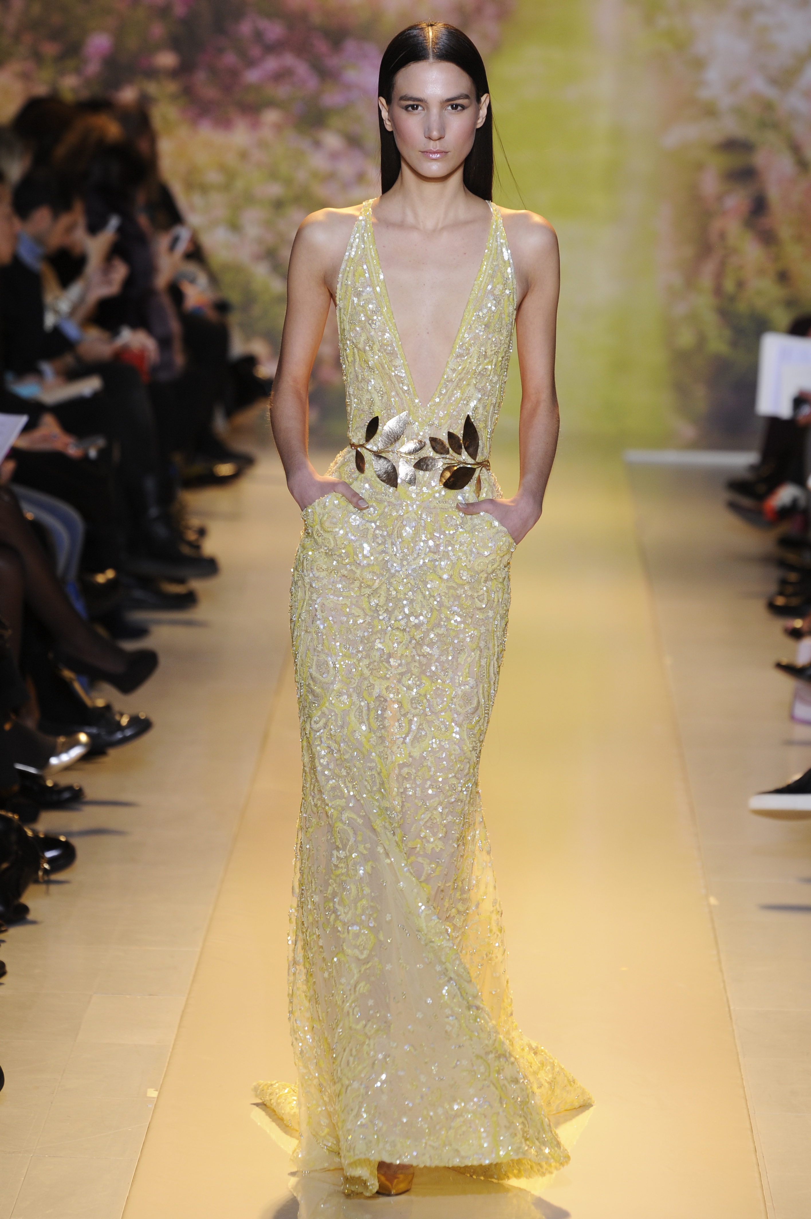 zuhair murad yellow dress
