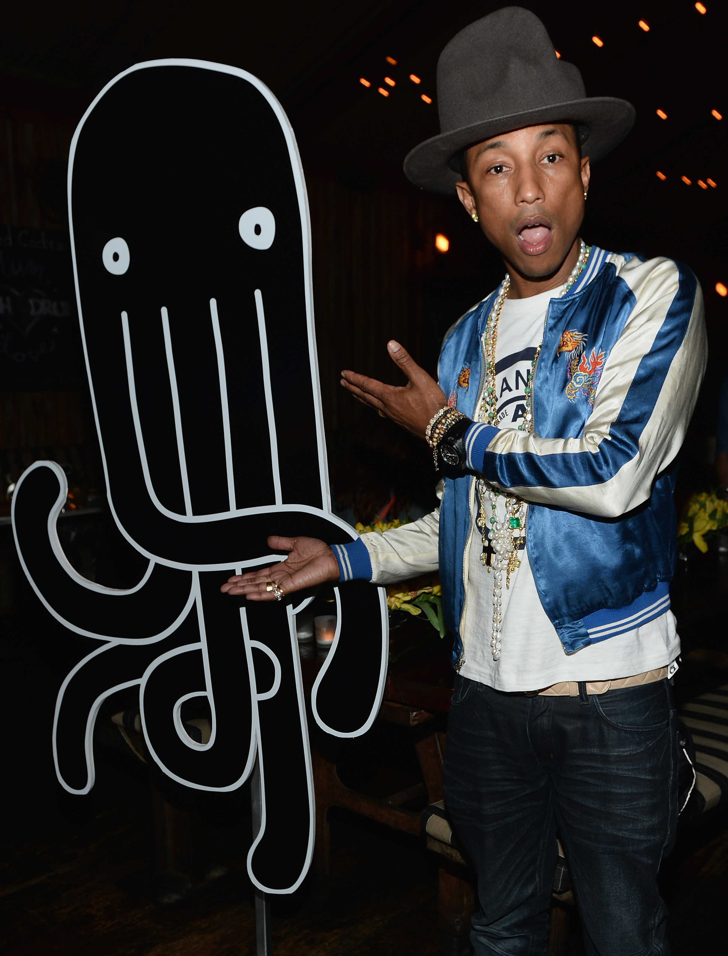 Bionic Yarn, G-Star And Hennessy Privilege Celebrate Pharrell Williams And His Oscar Nominated Single, 