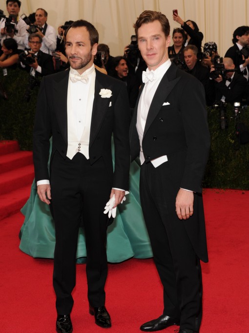 Met Gala Well Played: Benedict Cumberbatch and Tom Ford in Tom Ford