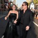 Well Played, Angelina Jolie in Versace (But What Is Going On With Brad?!)