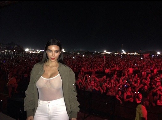 Kim Kardashian at Bonnaroo 2014 (2)