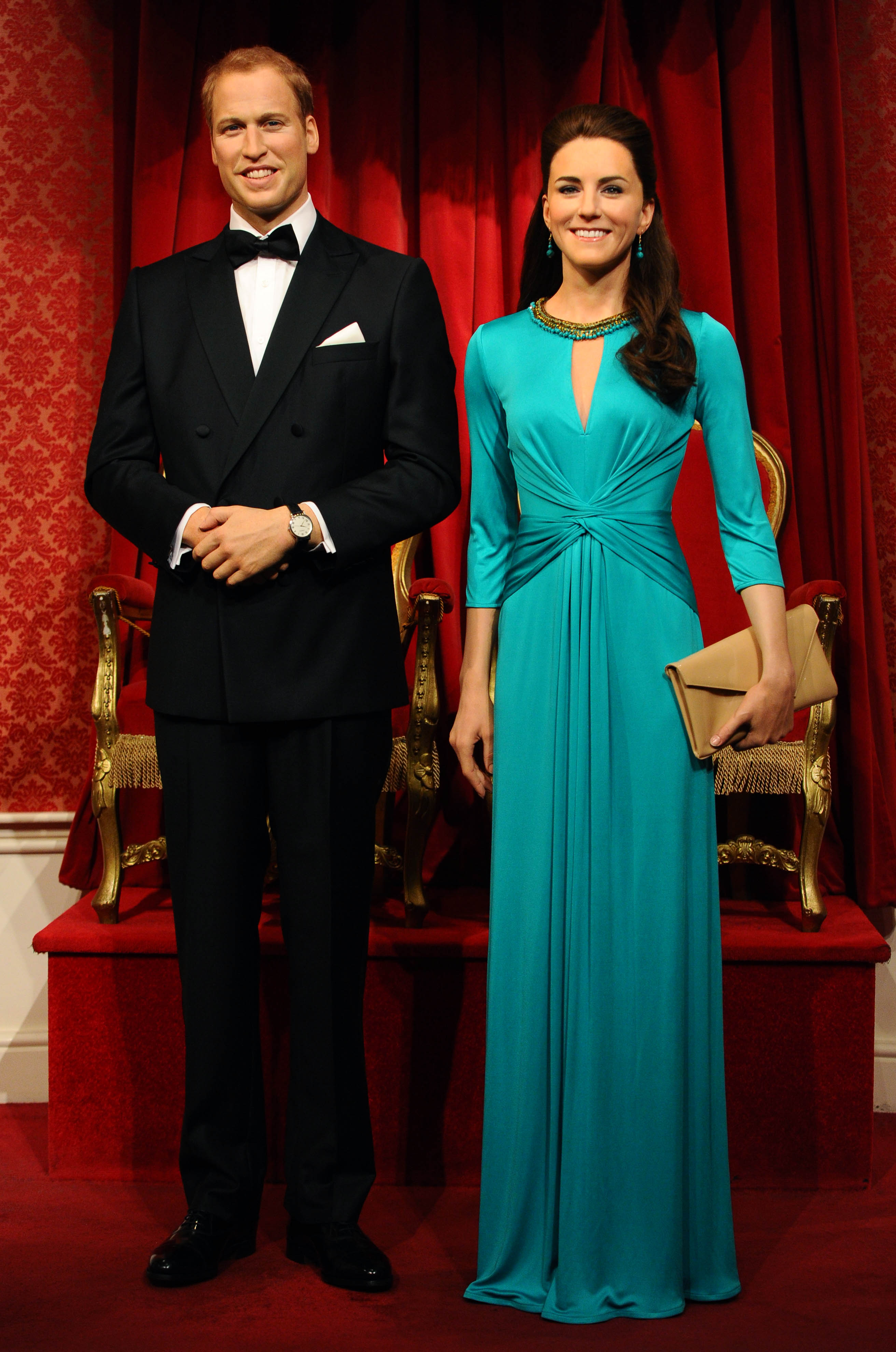 Prince William and Kate Middleton Madame Tussauds Waxworks