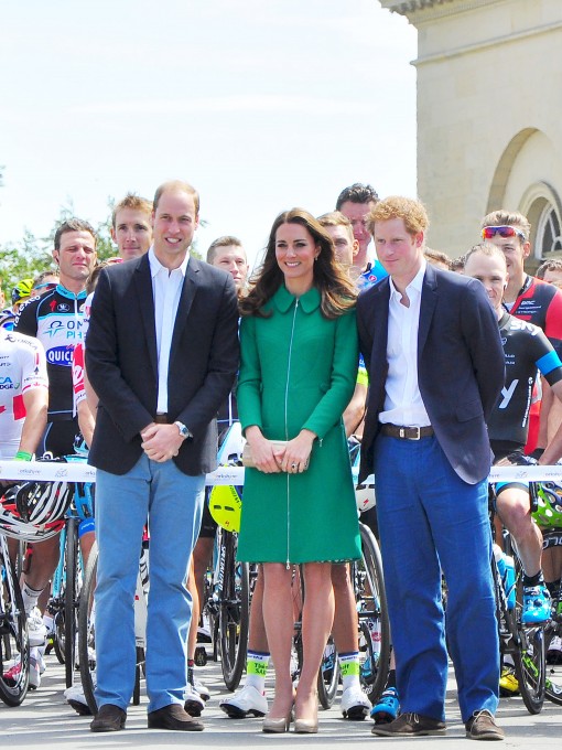 Royally Played: Wills and Kate and Harry at the Tour de France Grand Depart