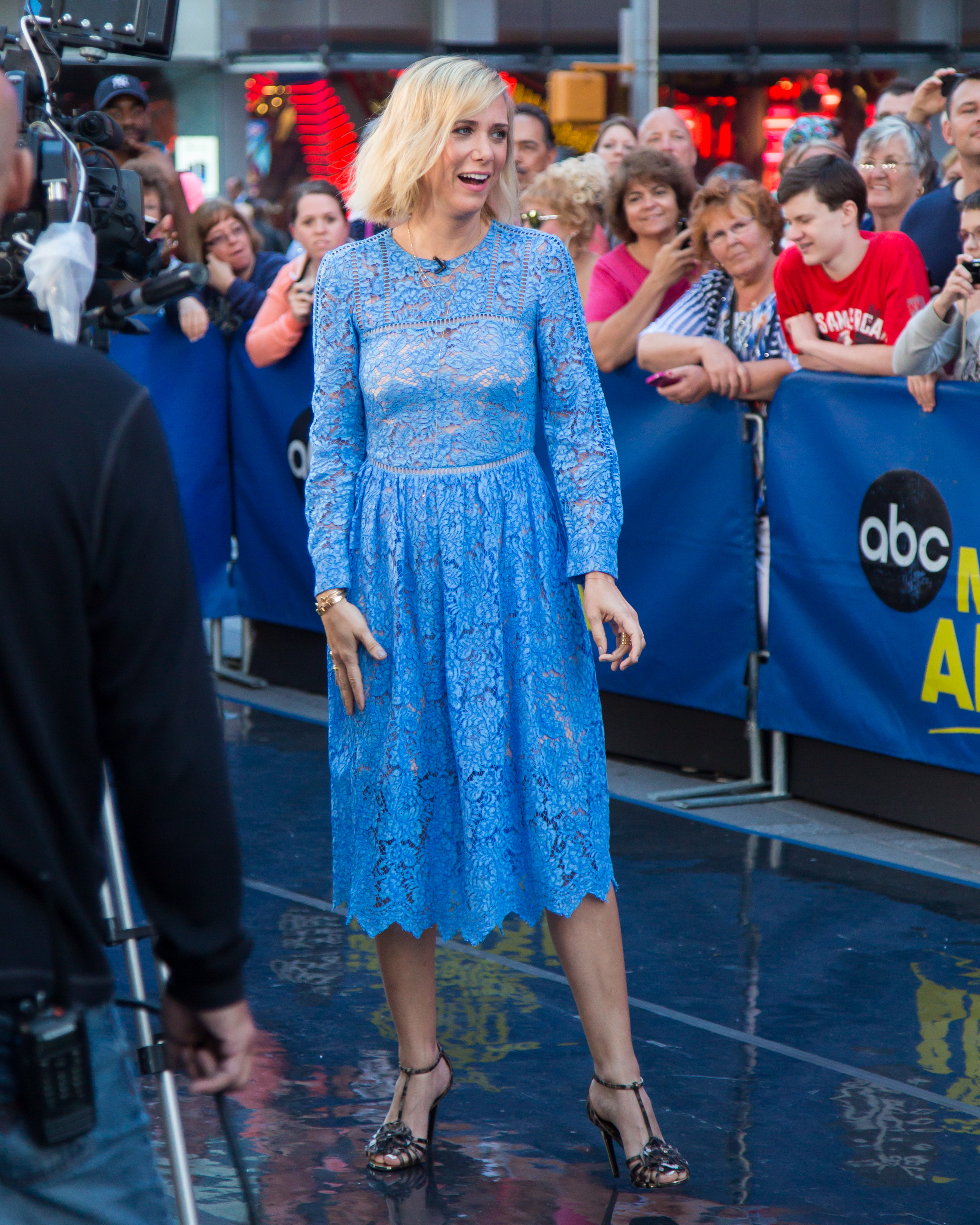 Kristen Wiig making an appearance at 'Good Morning America' in New York