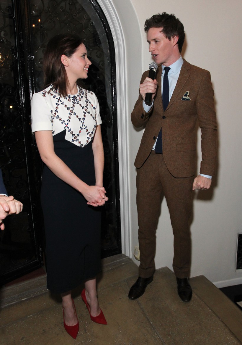 Felicity Jones in Christian Dior - 72nd Annual Golden - 1 Felicity Jones in Christian Dior - 72nd Annual Golden - 1