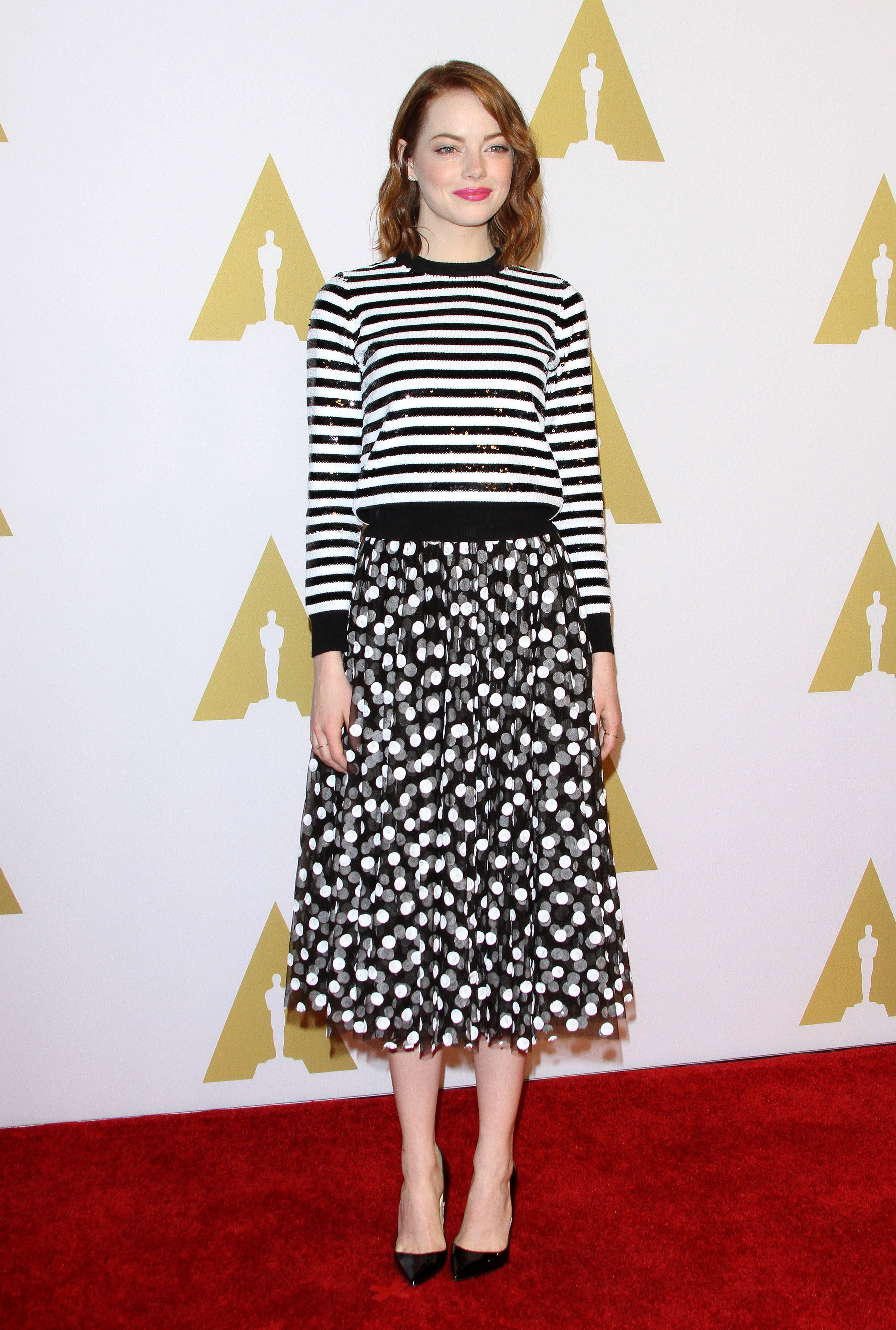 Well Played: Emma Stone in Michael Kors at the Oscar Nominee Luncheon
