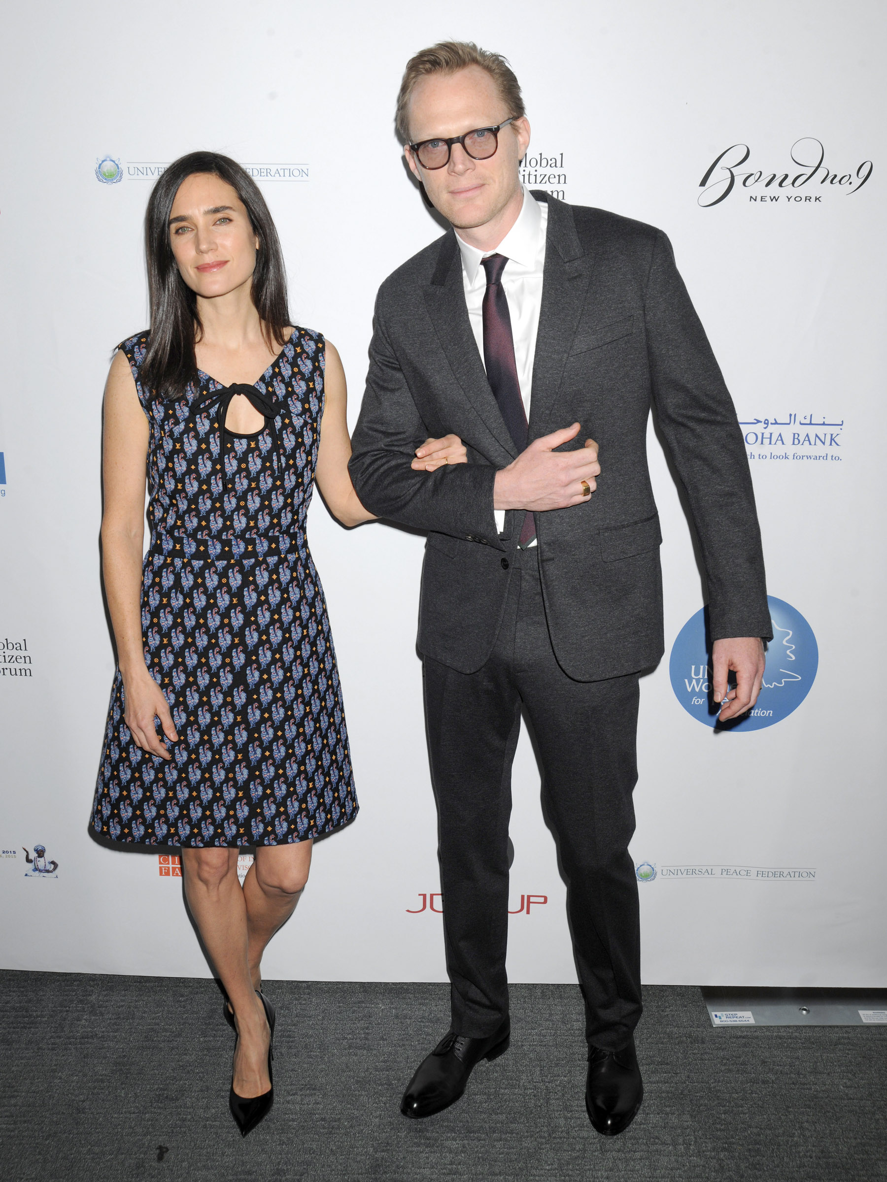 Paul Bettany and Jennifer Connelly at the UN Women For Peace/International Women's Day celebration in New York City