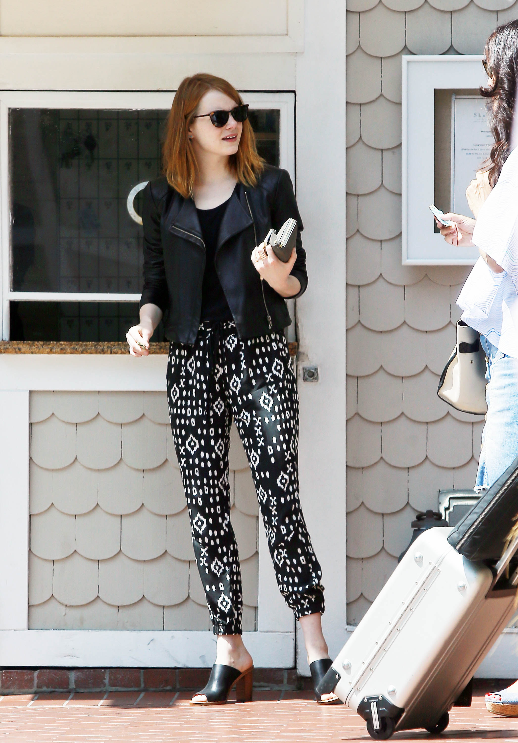 Semi-Exclusive... Emma Stone Leaving The Shutters On The Beach Hotel