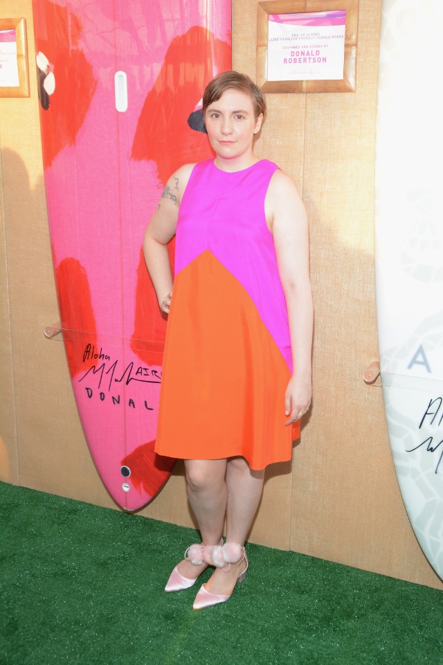 lena dunham paddle for pink