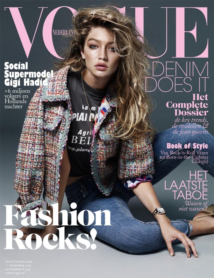 Vogue Netherlands November 2015 Gigi Hadid Vogue