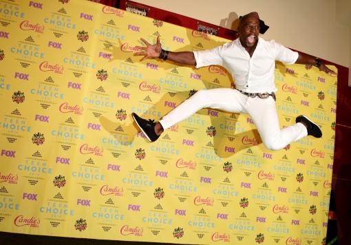 terry crews red carpet leaps jumps 2015