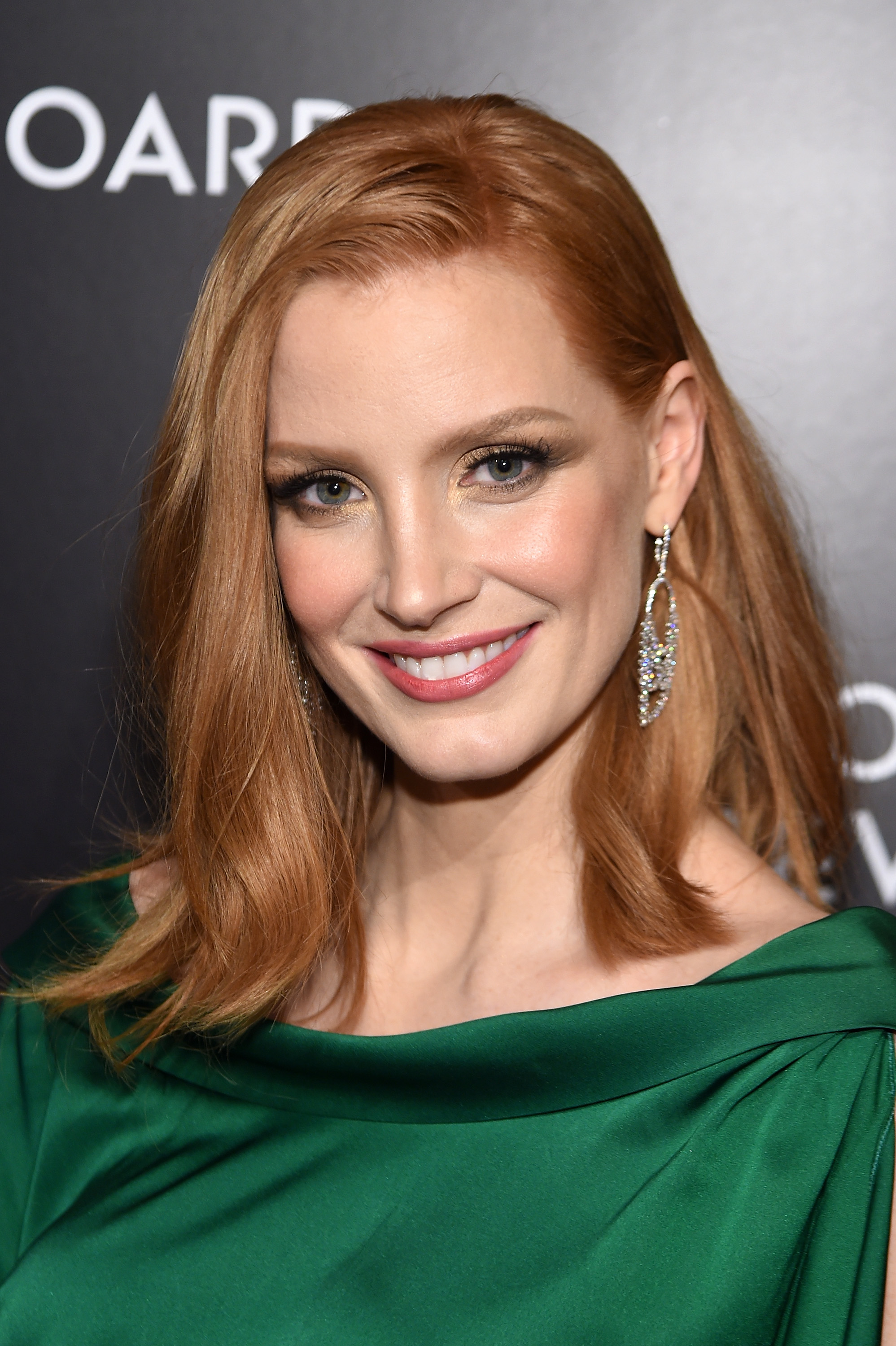 Jessica Chastain In Green at National Board of Review Awards - Go Fug ...