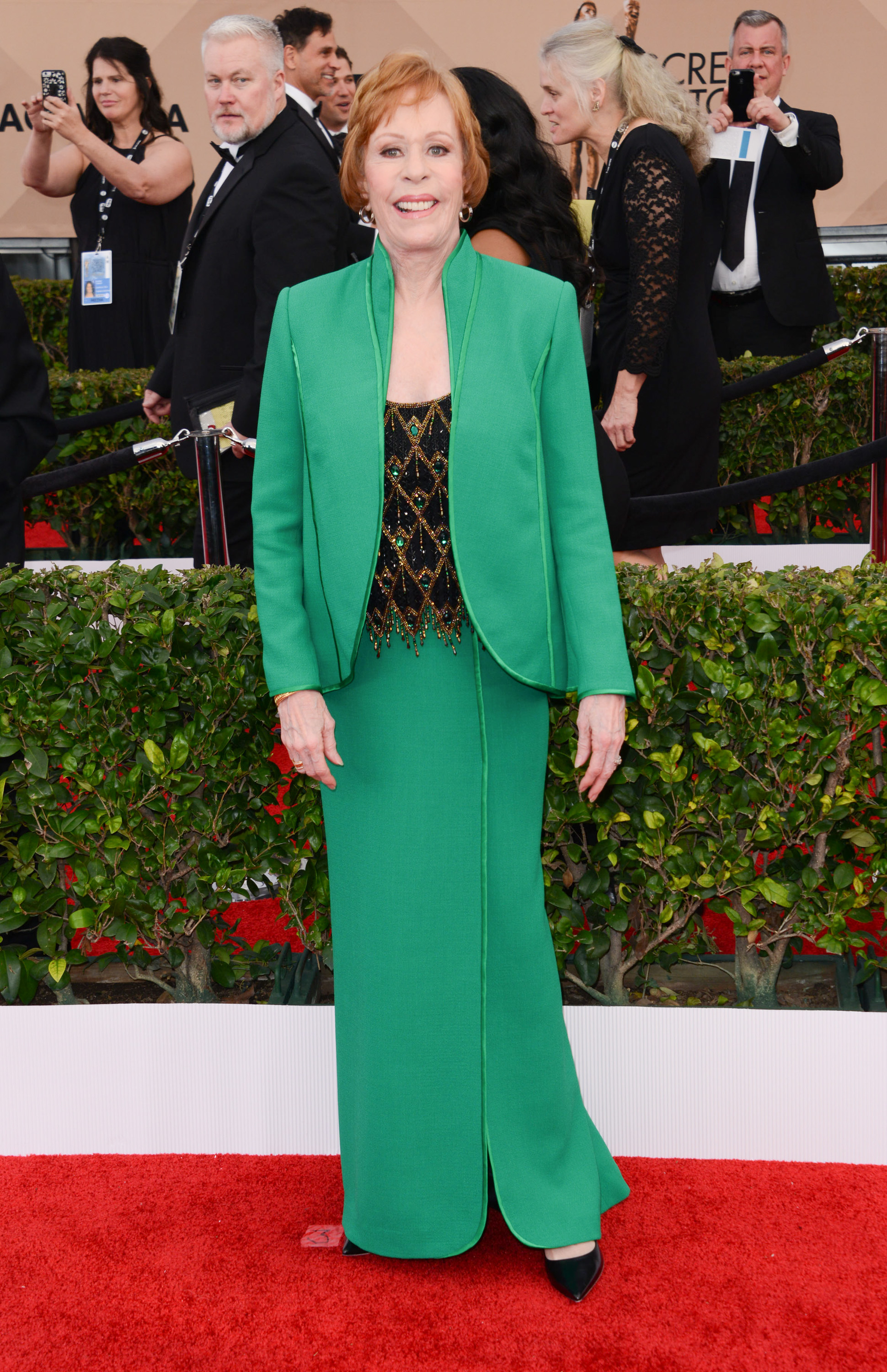 carol burnett green dress Carol Burnett - 22nd Annual Screen