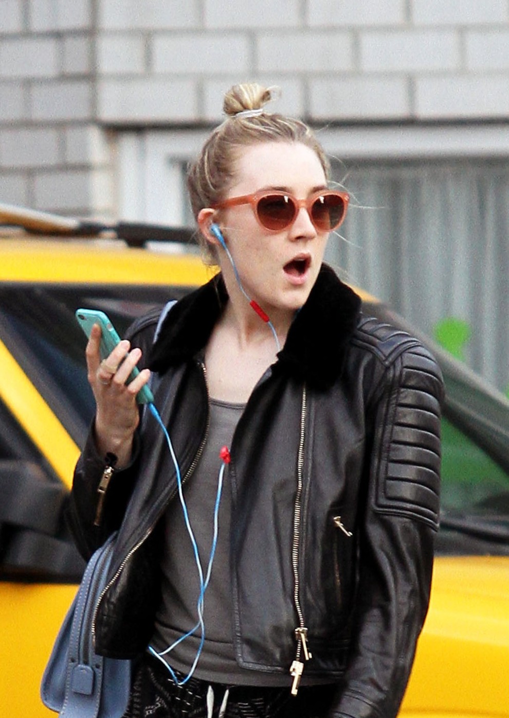 Saoirse Ronan Takes A Walk In NYC