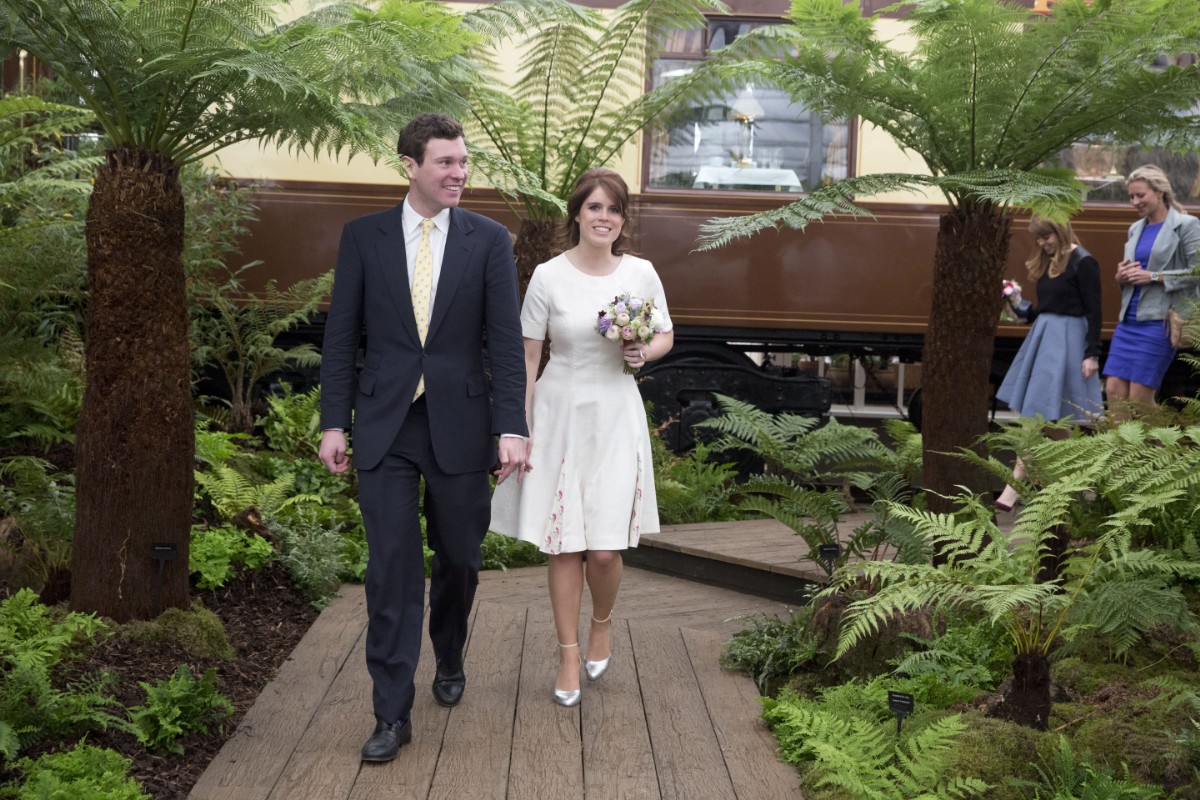 Princess Eugenie Princess Beatrice Chelsea Flower Show 5