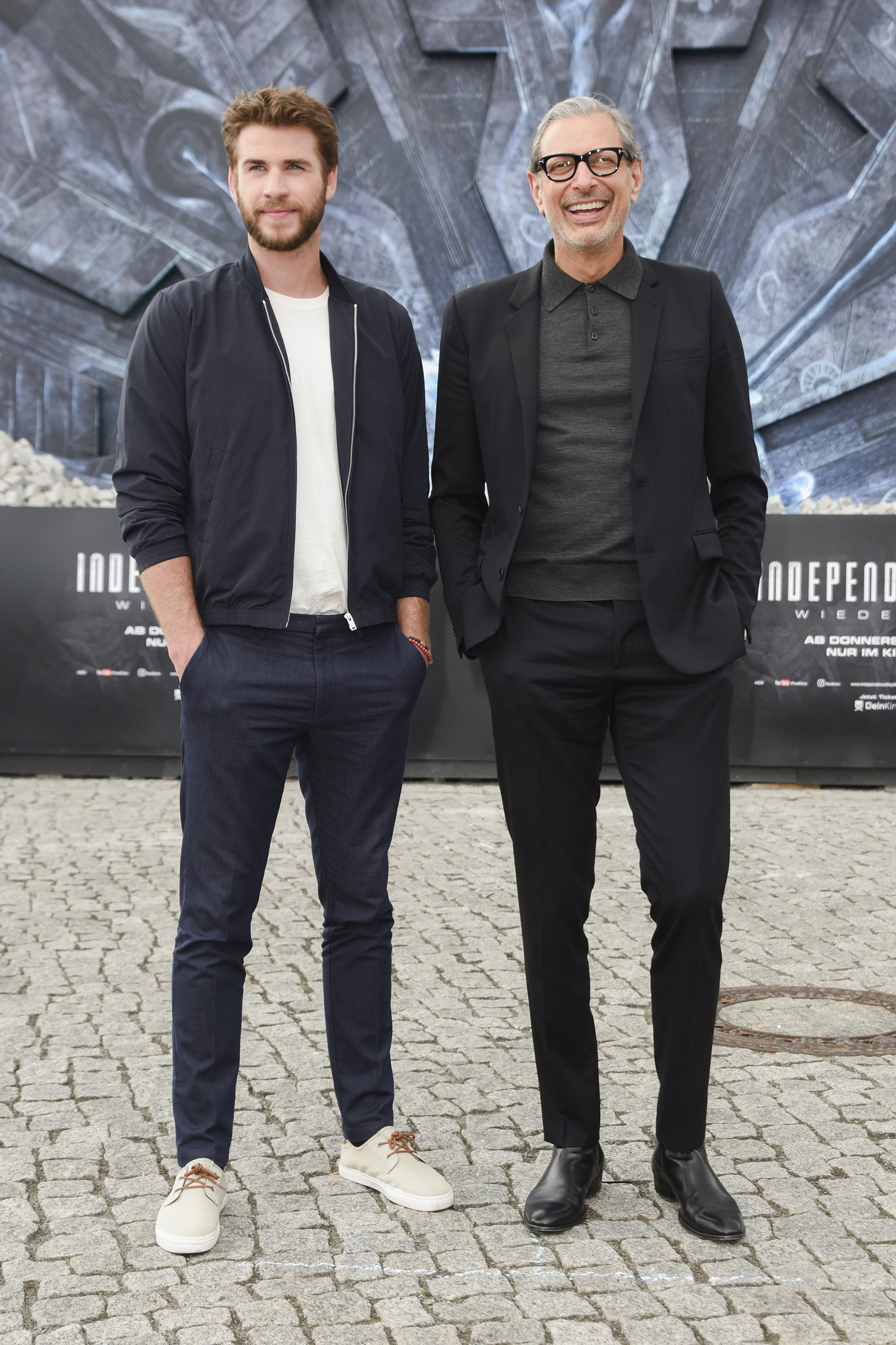 Your Afternoon Men: Liam Hemsworth and Jeff Goldblum