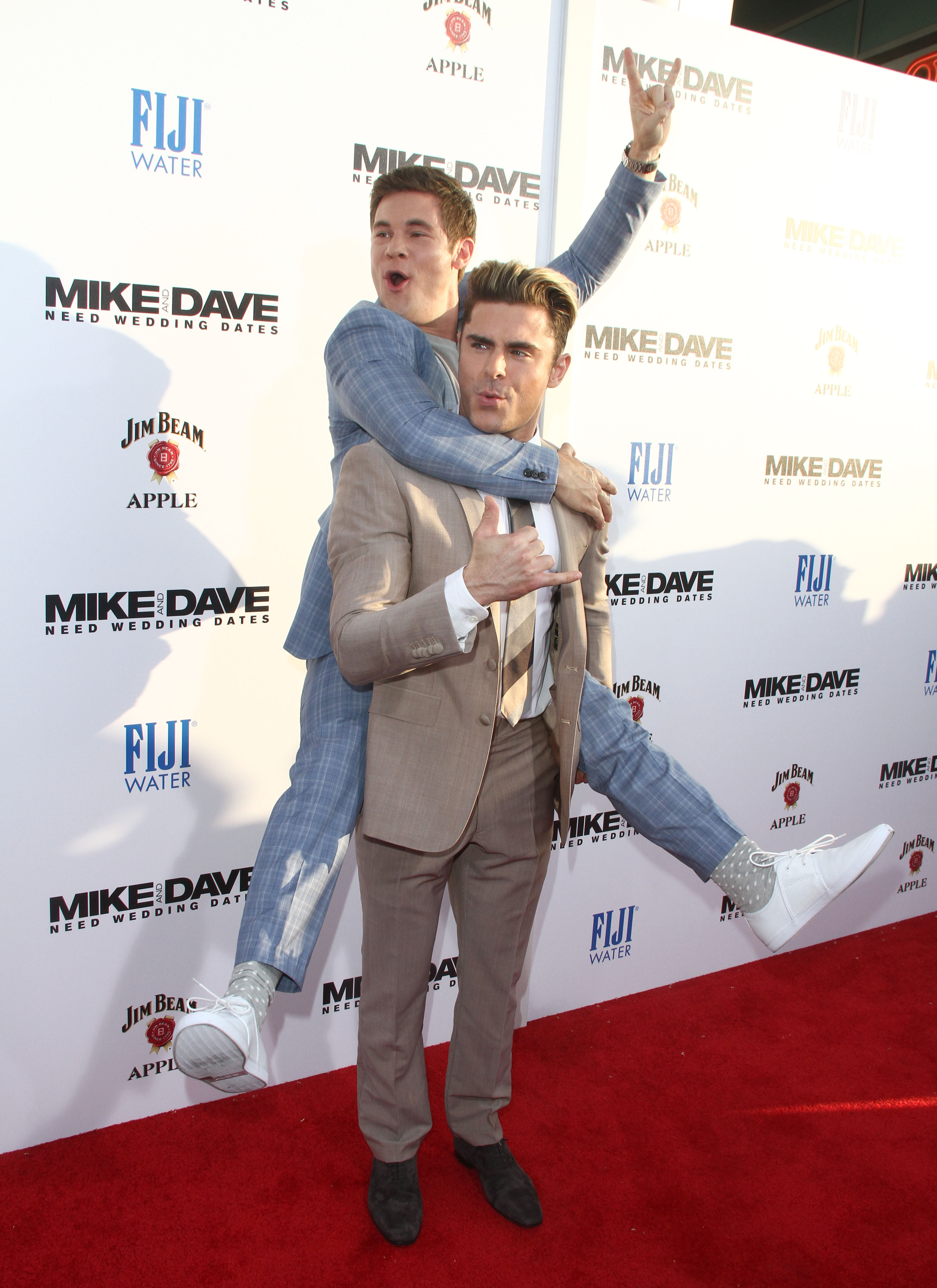 Energetically Played: Zac Efron and Adam Devine at the Premiere of Mike and Dave Need Wedding Dates