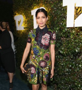 Well Played: Freida Pinto in Burberry