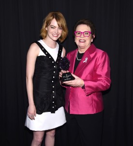 Fug or Fab: Emma Stone with Billie Jean King