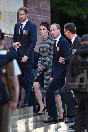 Wills and Kate and Harry at the Somme Centenary commemorations