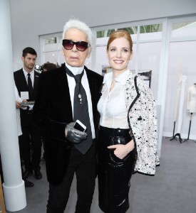 Mostly Well Played: Jessica Chastain in Chanel at Couture Week