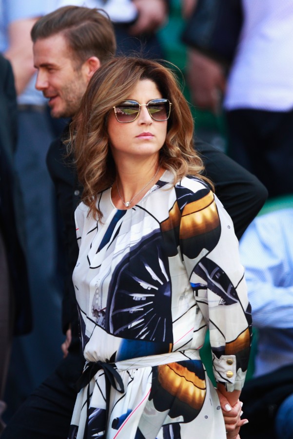 mirka federer dress wimbledon