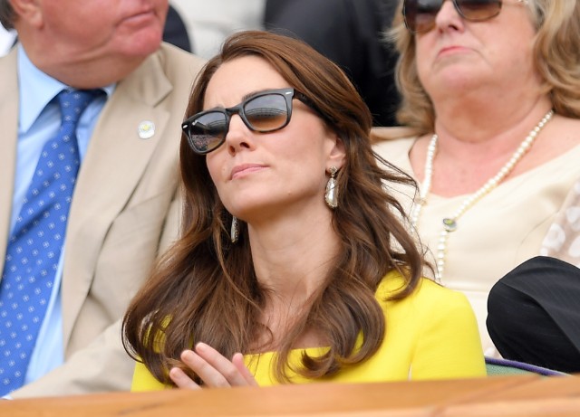 Kate Attends Wimbledon in Roksanda
