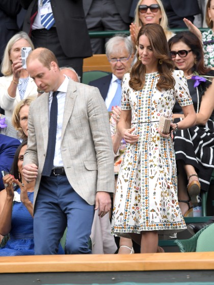 Prince William Kate Middleton Wimbledon Andy Murray