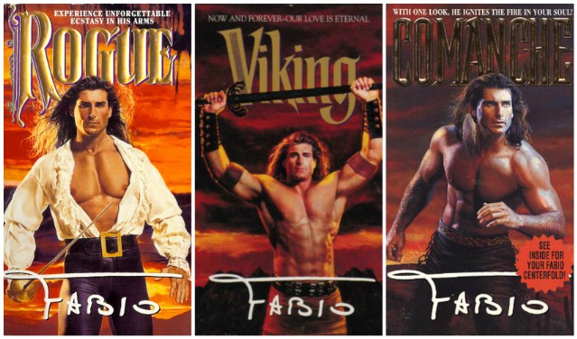 Fabio romance novel covers