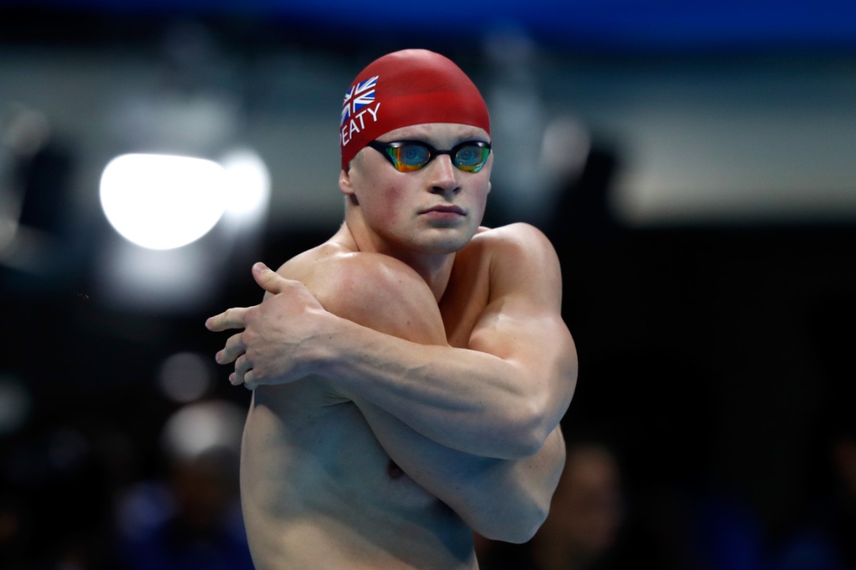 Adam Peaty of Great Britain - Swimming Olympics Day - 10