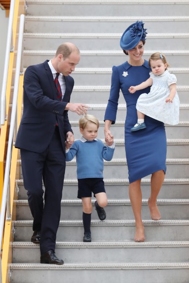 Wills and Kate and George and Charlotte in Canada