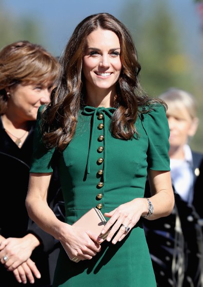 Duchess Kate Wears Green D&G