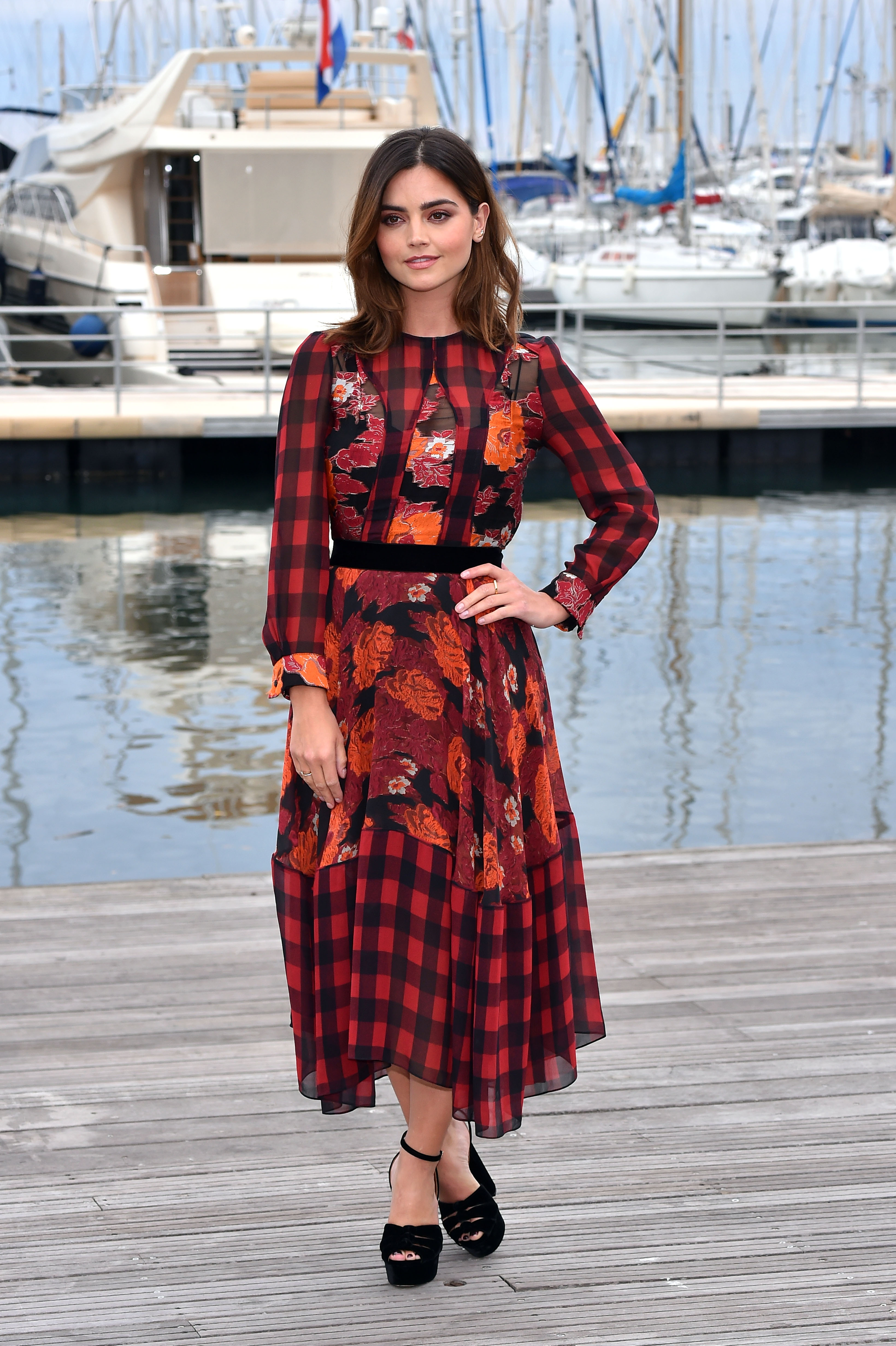 Jenna Coleman in - Burberry Lfw - 3
