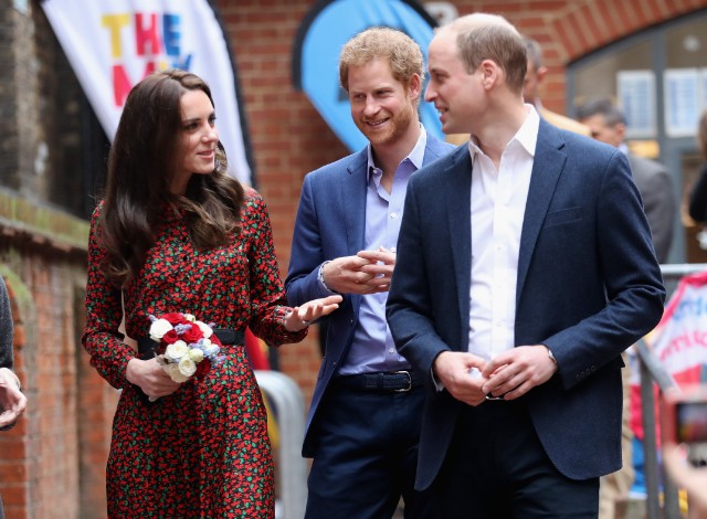 The Duke and Duchess Of Cambridge and Prince Harry Attend The Mix Christmas Party